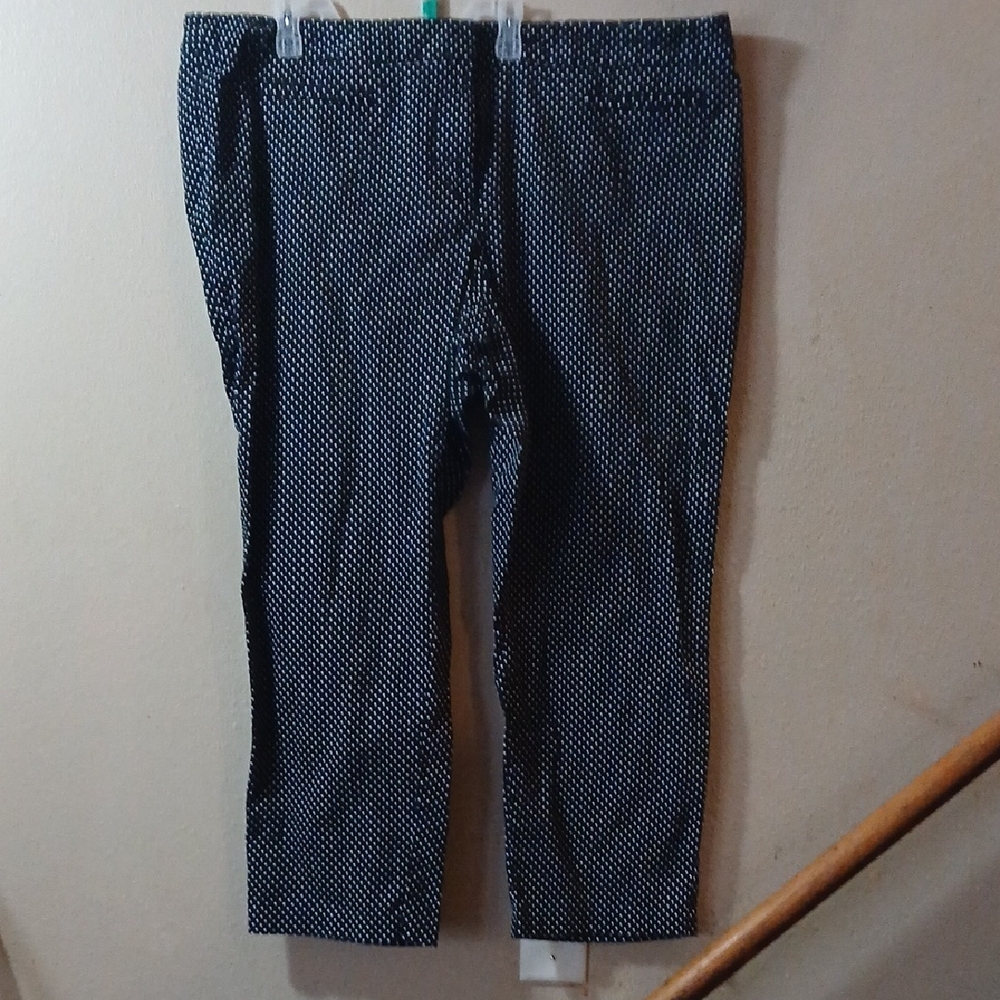 Woman's Black and White Polka Dot Pants